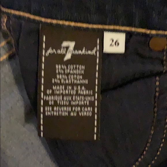 Seven for all mankind skinny jeans dark 26 - Picture 4 of 4